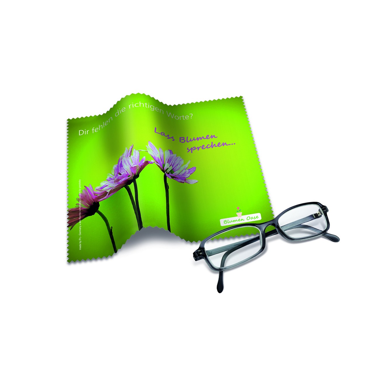 Brillenputztuch als Werbeartikel Beispiel 3