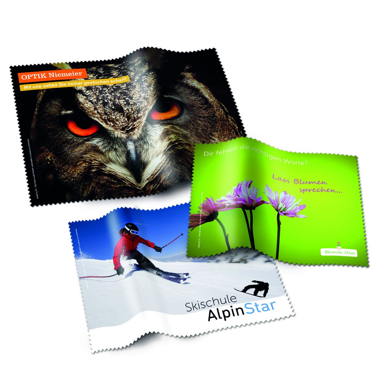 Brillenputztuch als Werbeartikel Beispiel 5