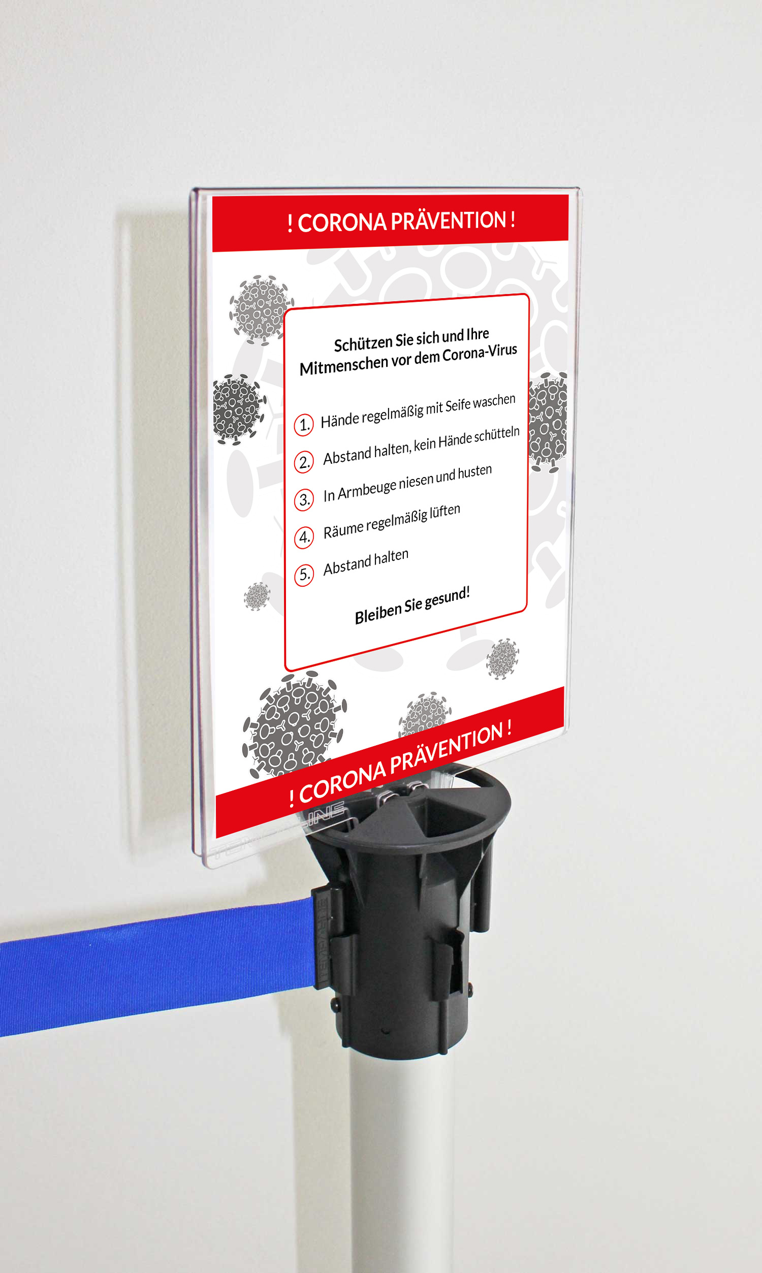 Infoplakat in DIN A4 zur Corona-Prävention