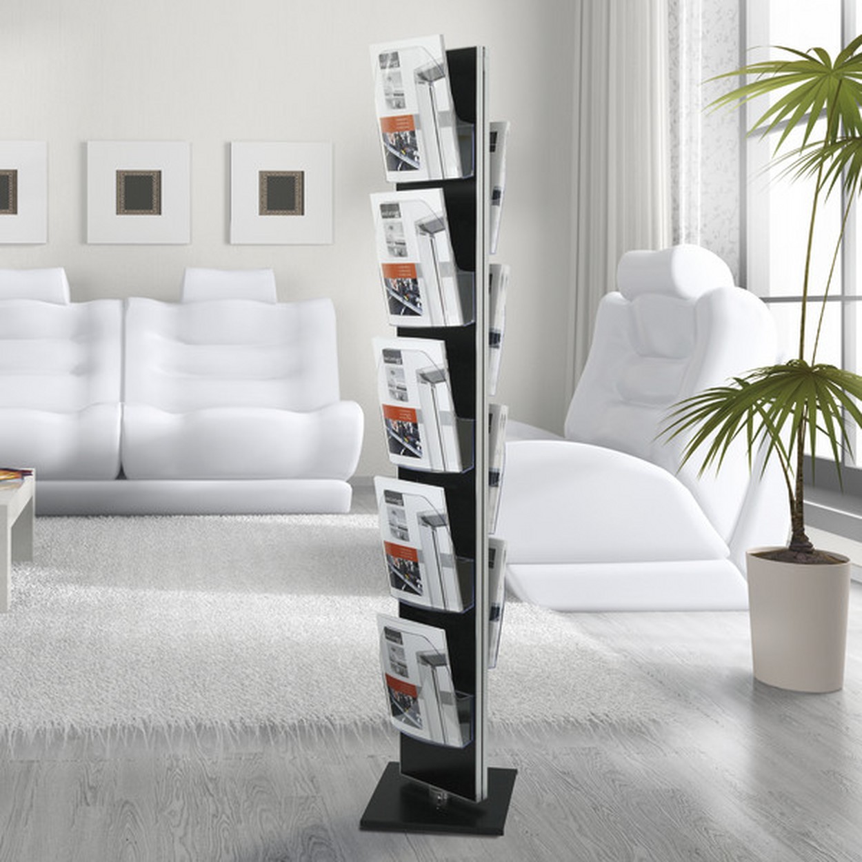 Drehbarer Prospektständer Dacapo Twist Totale