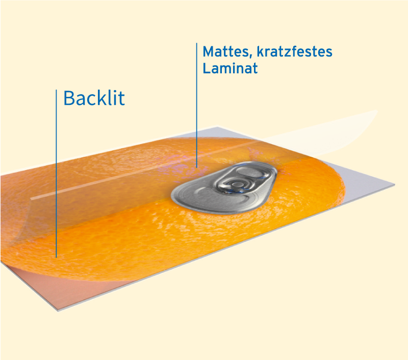 Digitaldruck auf Backlitfolie