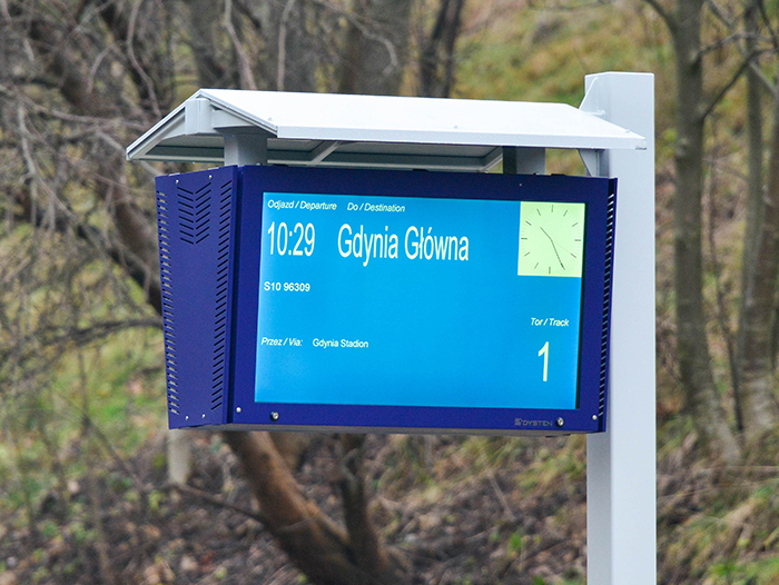 DS491LT4 Dynascan Outdoor Monitor Bahnhof