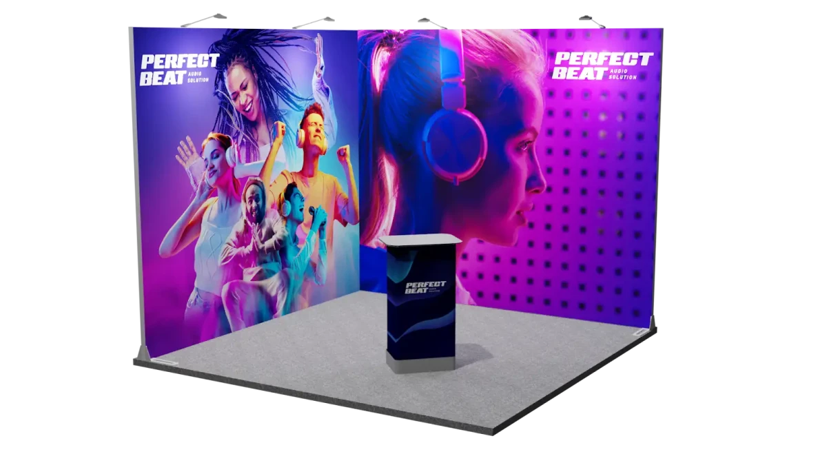 Expolinc Messestand Classci Frame F 3x3 9m²