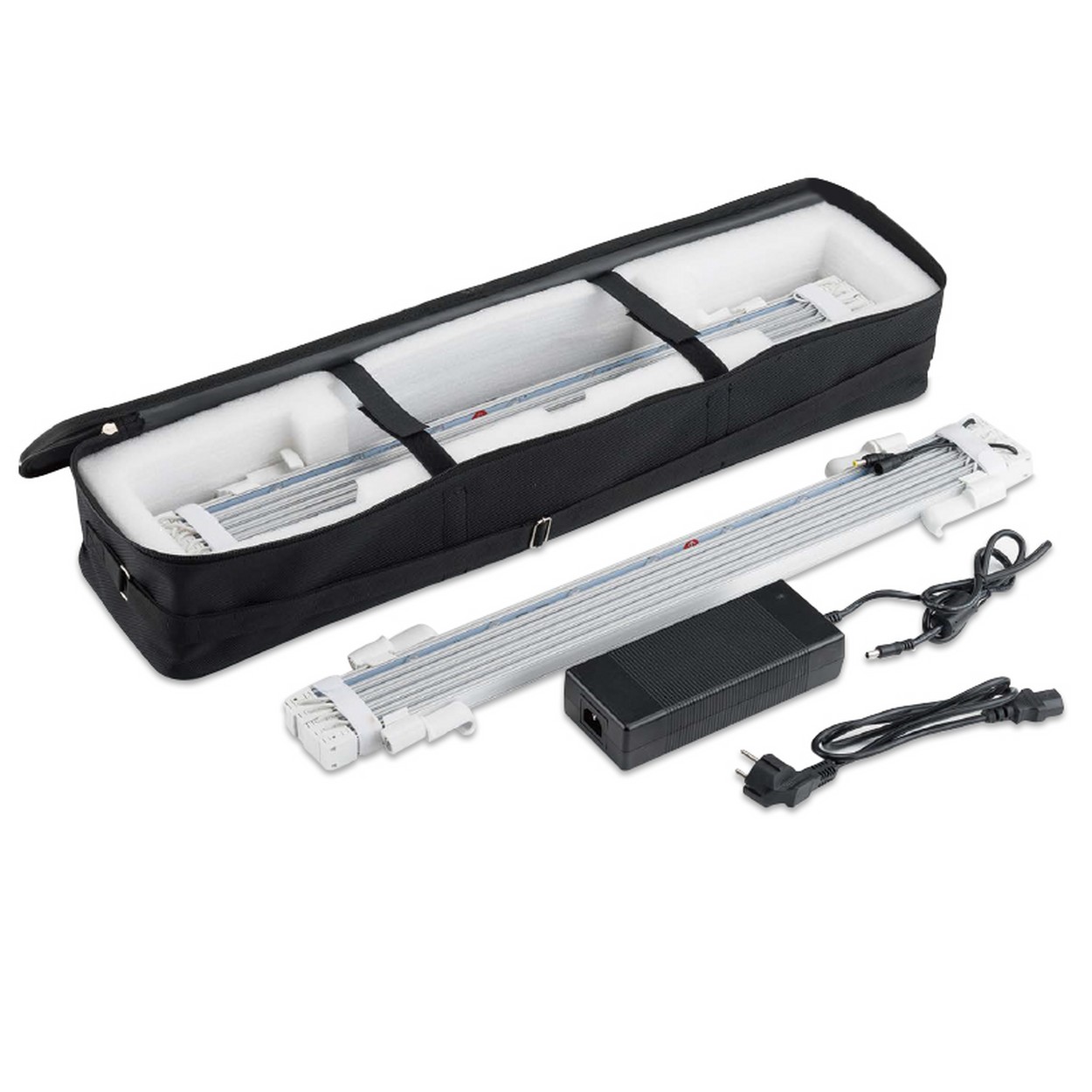 Silicon Fabric Theke  mit LED-Hinterleuchtung  Transporttasche LED-Vorhänge