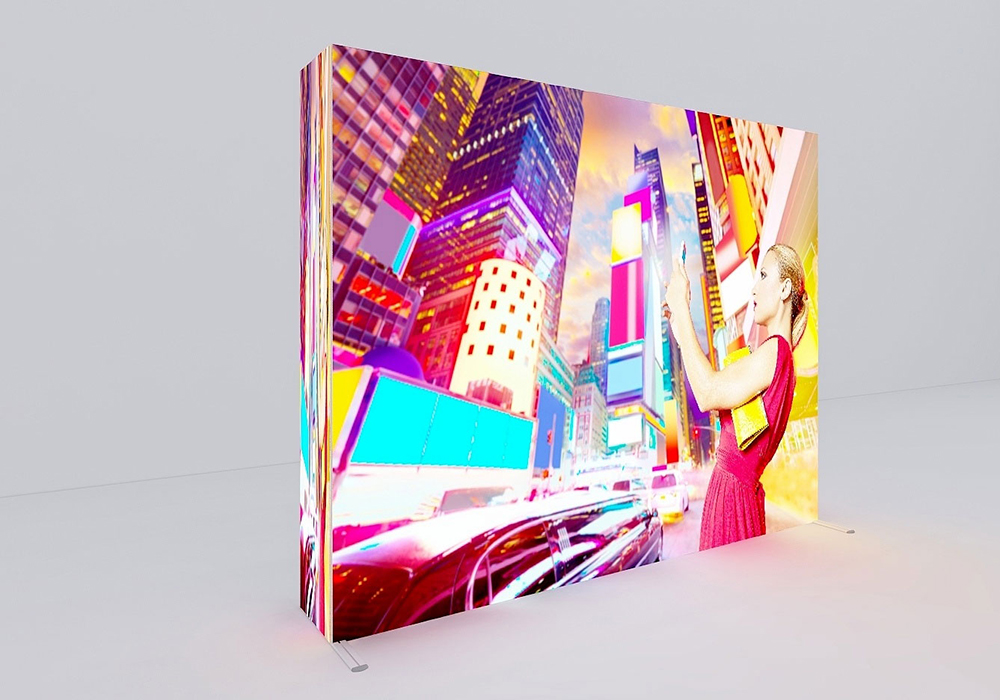 Silicon Fabric Theke  mit LED-Hinterleuchtung mit 4x3 Feldern