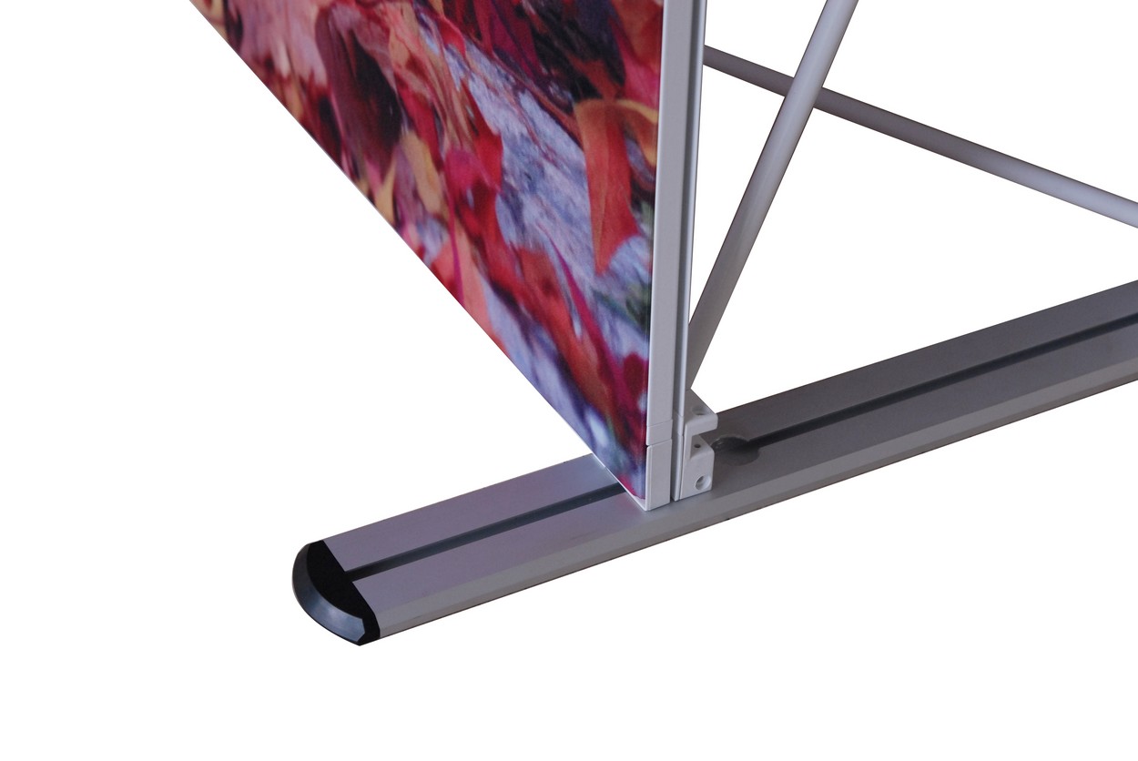 Standfuß eines Silicon Fabric Pop-Up Faltdisplays