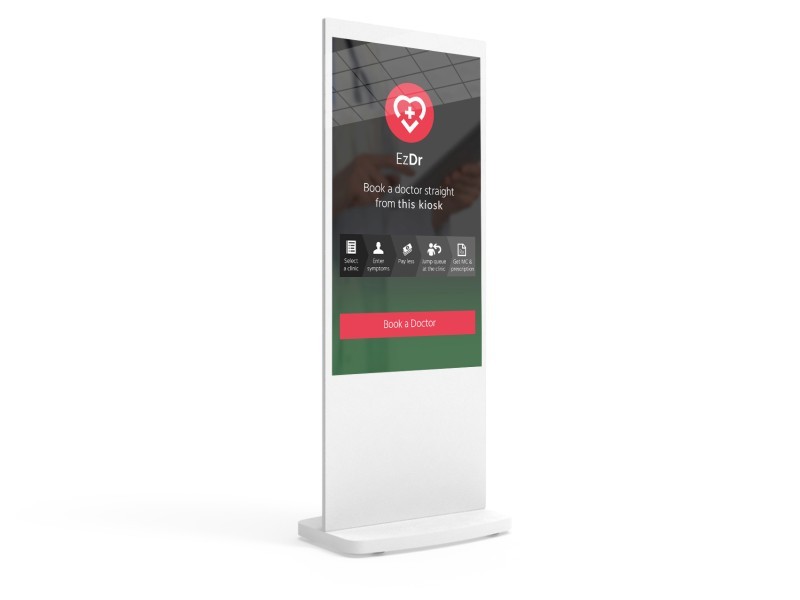 Freestanding PCAP Touch Screen Posters - White Background Image (3)