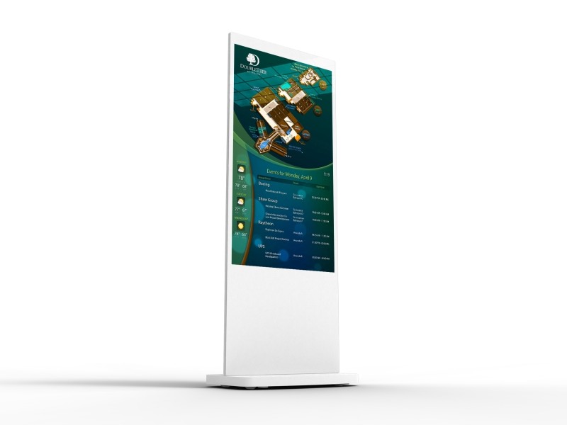 Freestanding PCAP Touch Screen Posters - White Background Image (4)