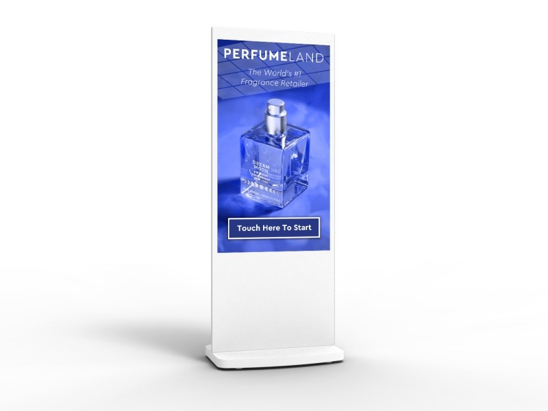 Freestanding PCAP Touch Screen Posters - White Background Image (2)