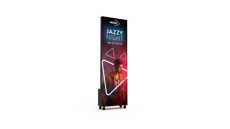 Freistehende LED-Wand mit 550 cd/m², 1 Einheit