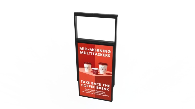Ultra High Brightness Hanging Double-Sided Displays - White Background Imag (3)