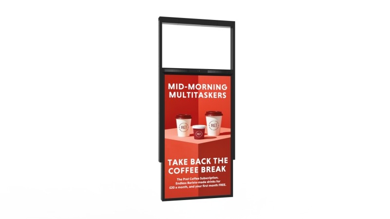 Ultra High Brightness Hanging Double-Sided Displays - White Background Imag (5)