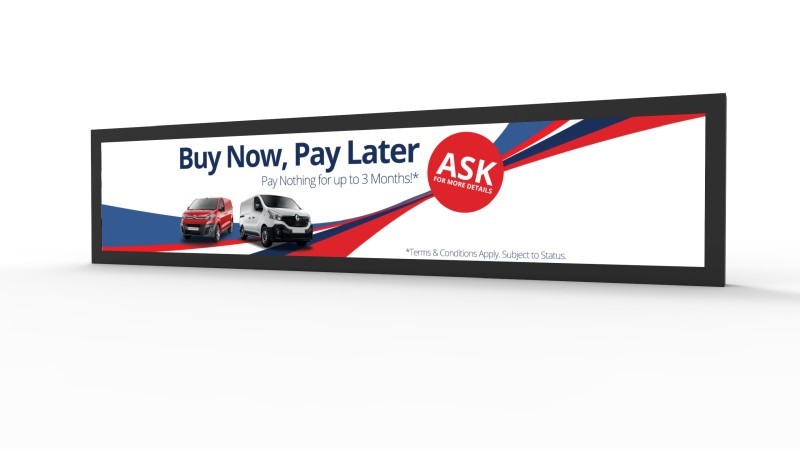 28 Inch Ultra-Wide Stretched Bar Displays - White Background Image (1)