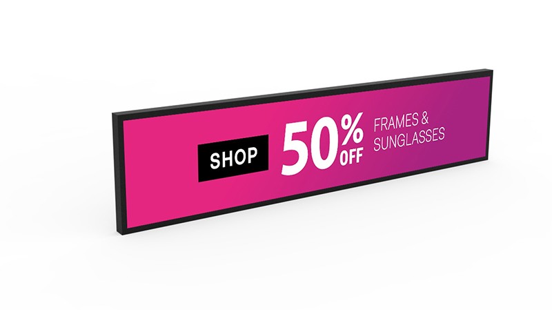 28 Inch Ultra-Wide Stretched Bar Displays - White Background Image (5)