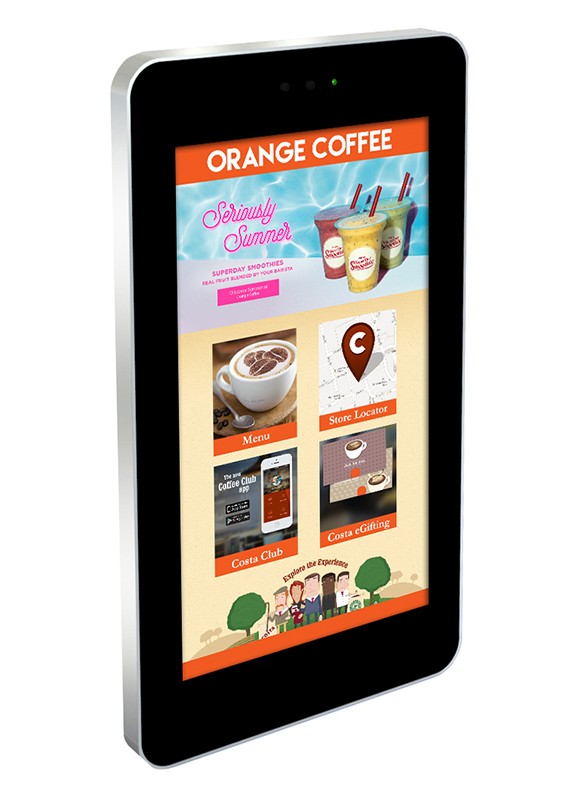 Outdoor PCAP Wall-Mounted Touch Screen Displays