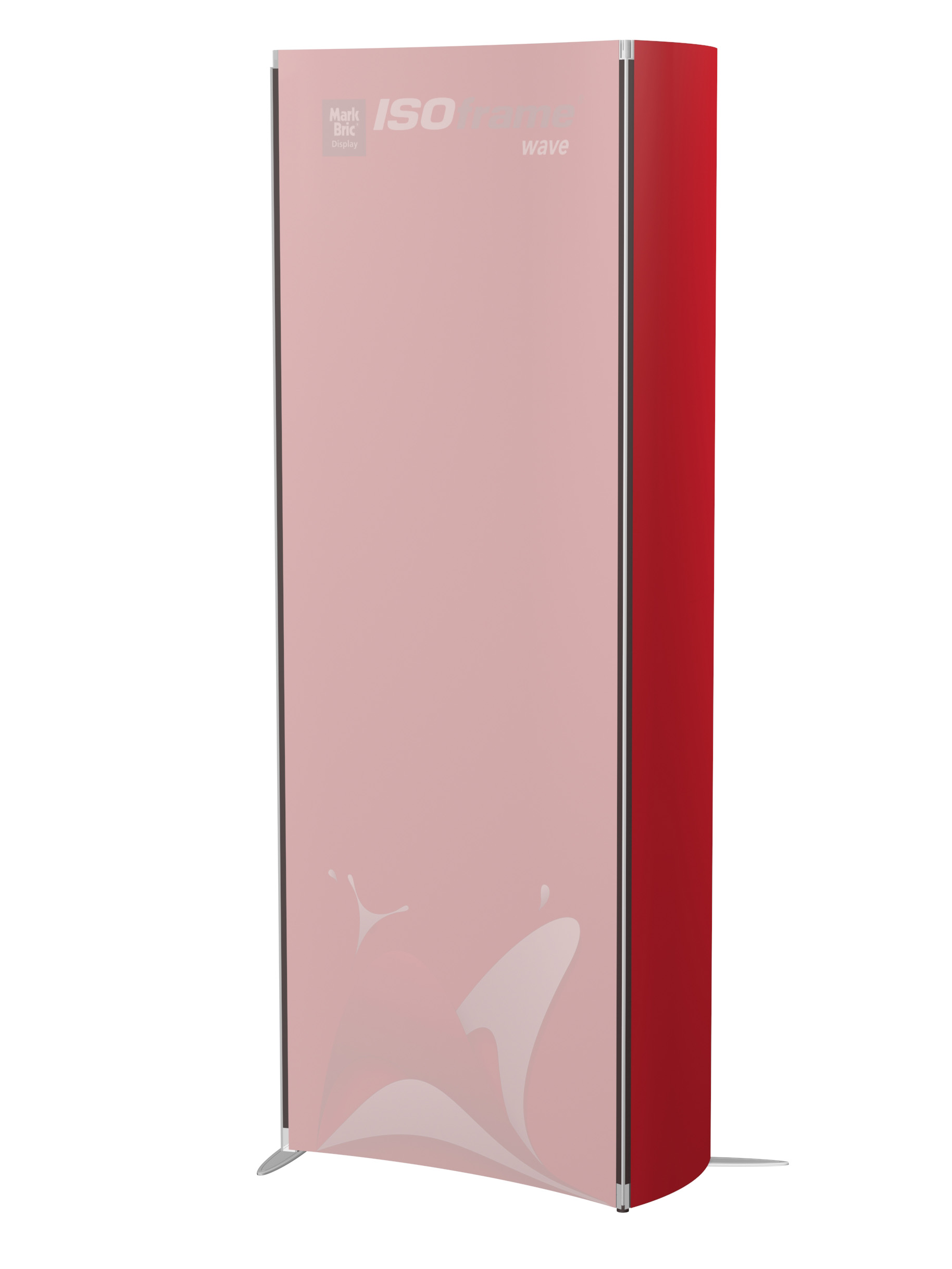 ISOframe wave Graphic Wing- Modul 40cm, gebogen, mit Druck