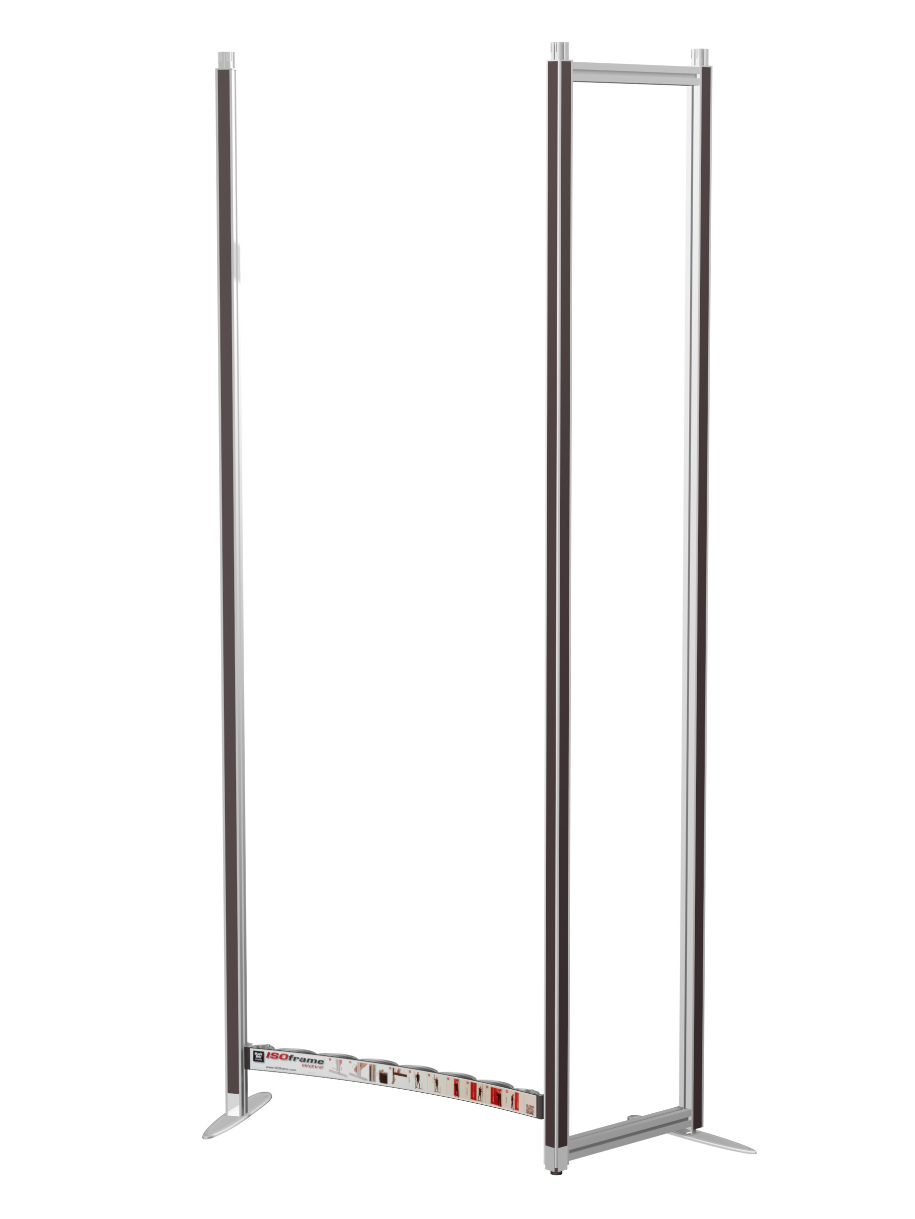 ISOframe wave Graphic Wing - Modul (gerade, 40cm) ohne Druck