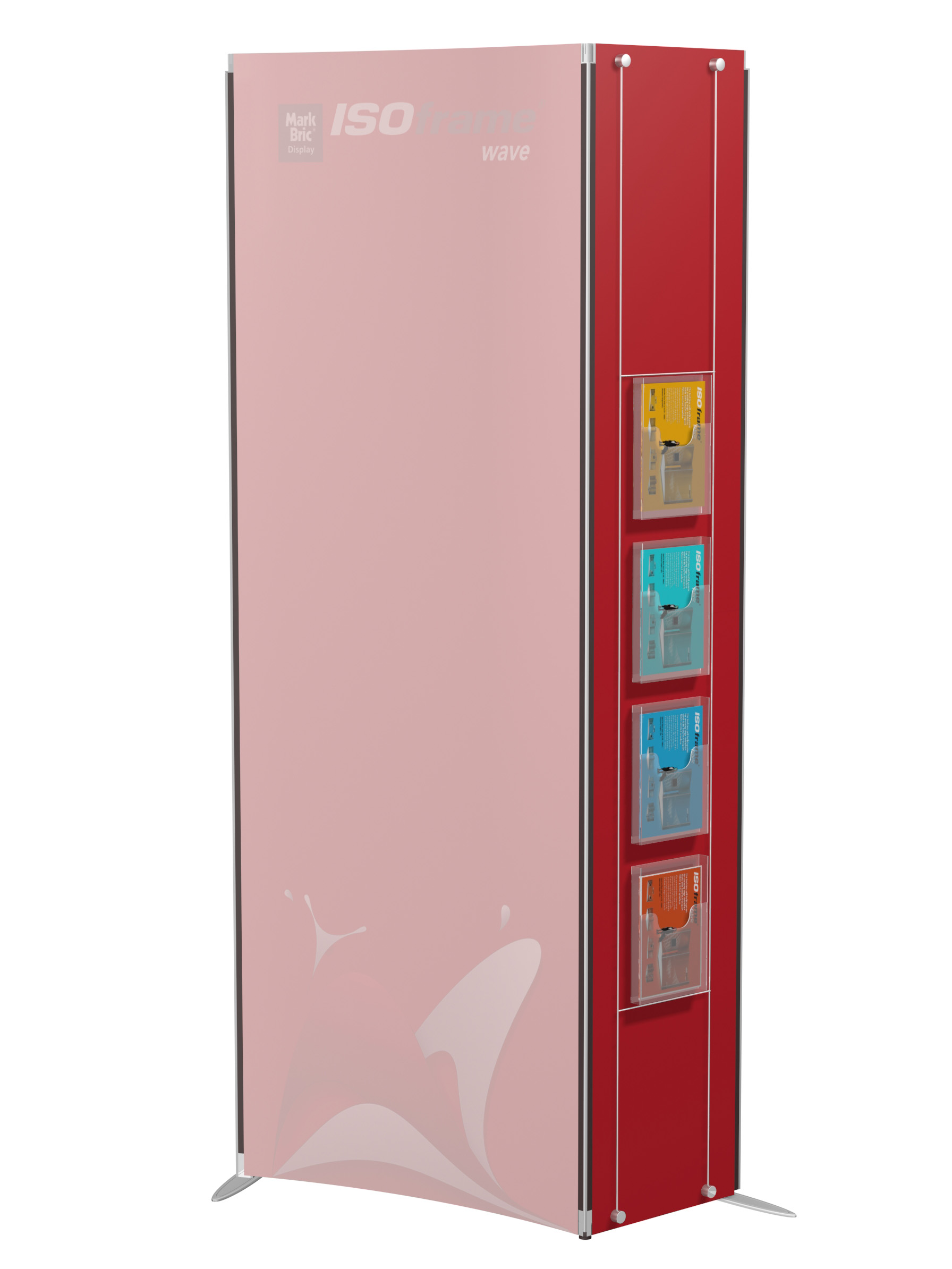 ISOframe wave Graphic Wing - Modul (gerade, 40cm) mit Druck