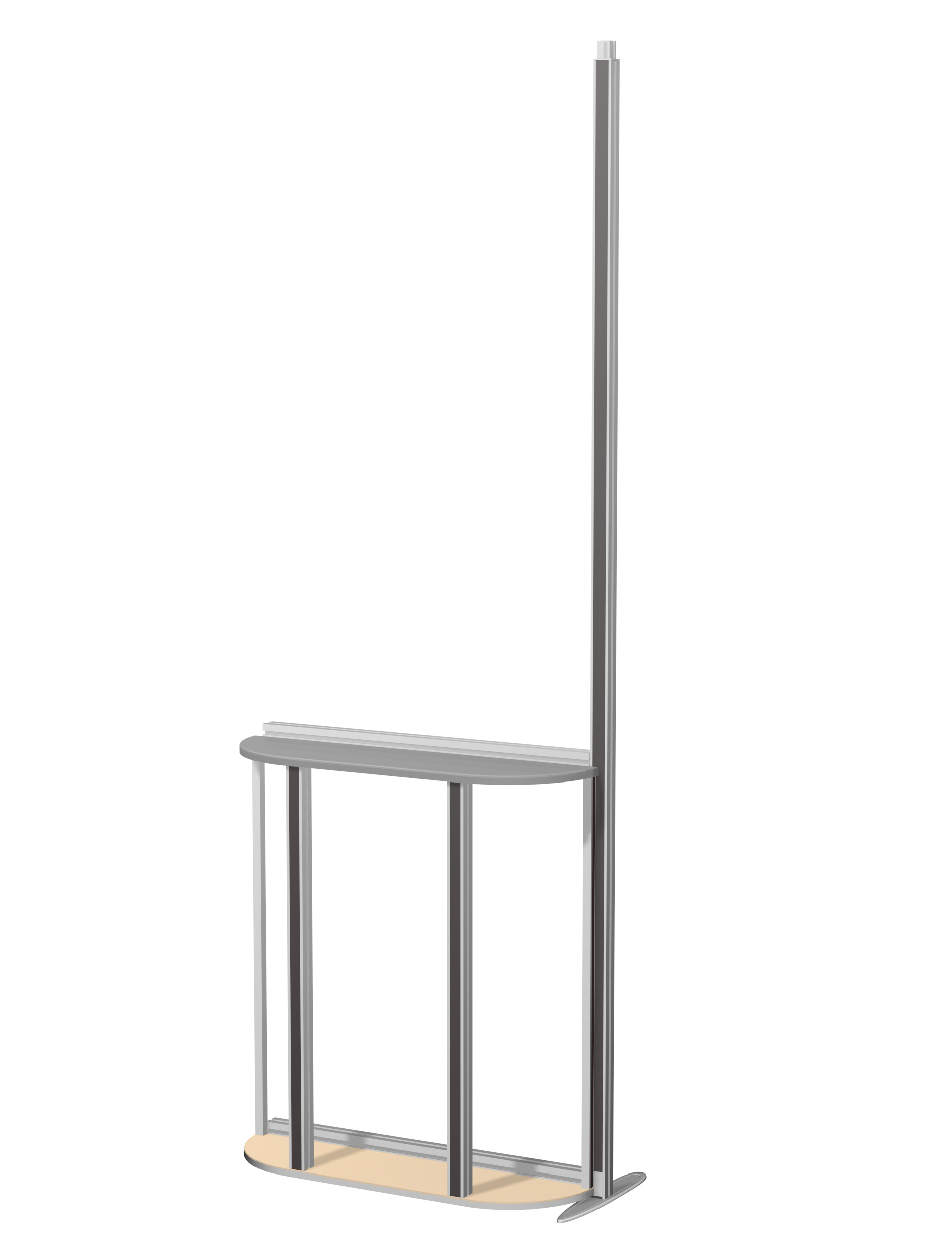 ISOframe wave Tisch-Modul Keyboard Counter ohne Druck