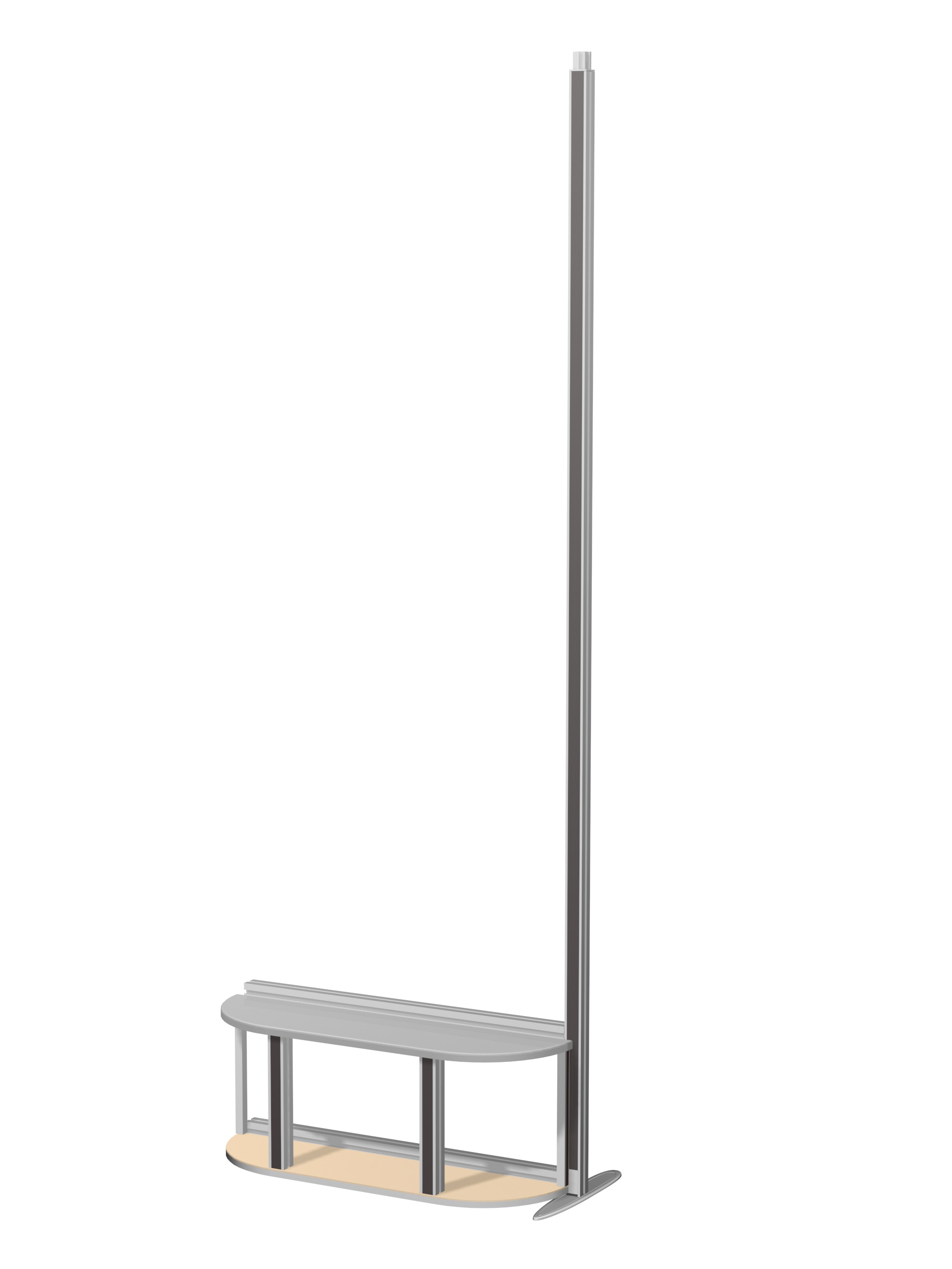 ISOframe wave Warenpräsenter Keyboard-Counter ohne Druck