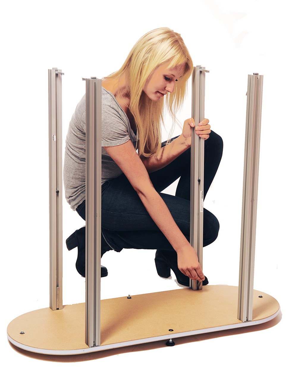 ISOframe Counter / rechteckige Theke Aufbau 1