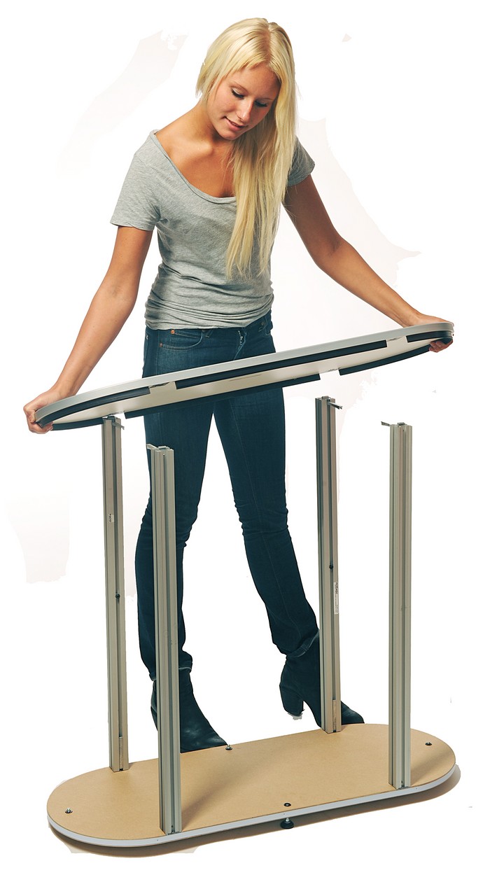 ISOframe Counter / rechteckige Theke Aufbau 2