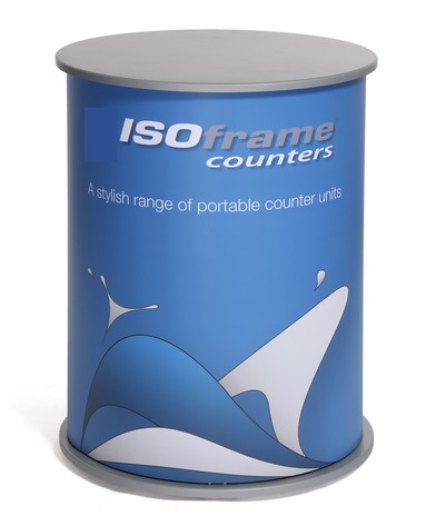 ISOframe Counter - runde Theke