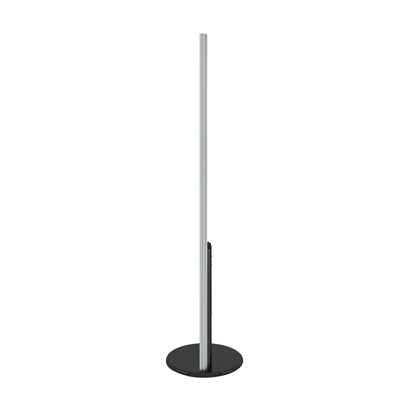 Lamina Stele mit 32 Zoll Bildschirmdiagonale und Touchscreen in schwarz Seitenansicht