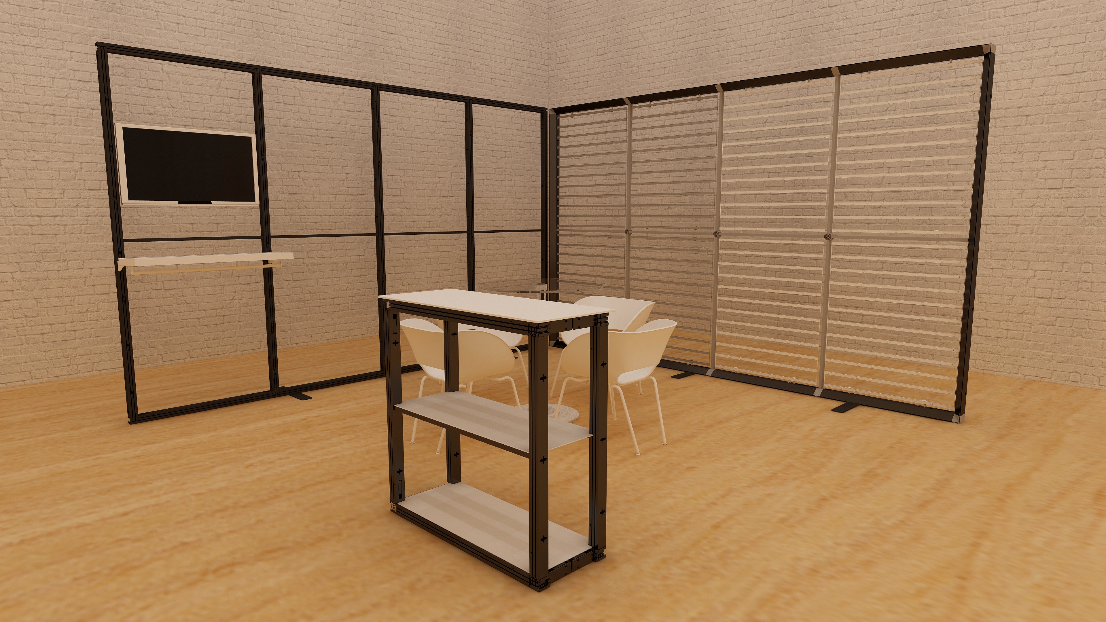 MultiFabric Messestand Grundgestell
