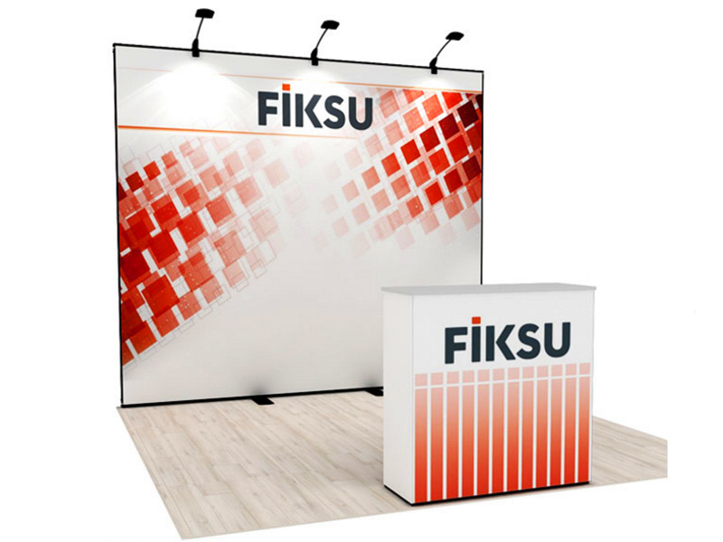 Messestand MultiFabric als 3m Messewand