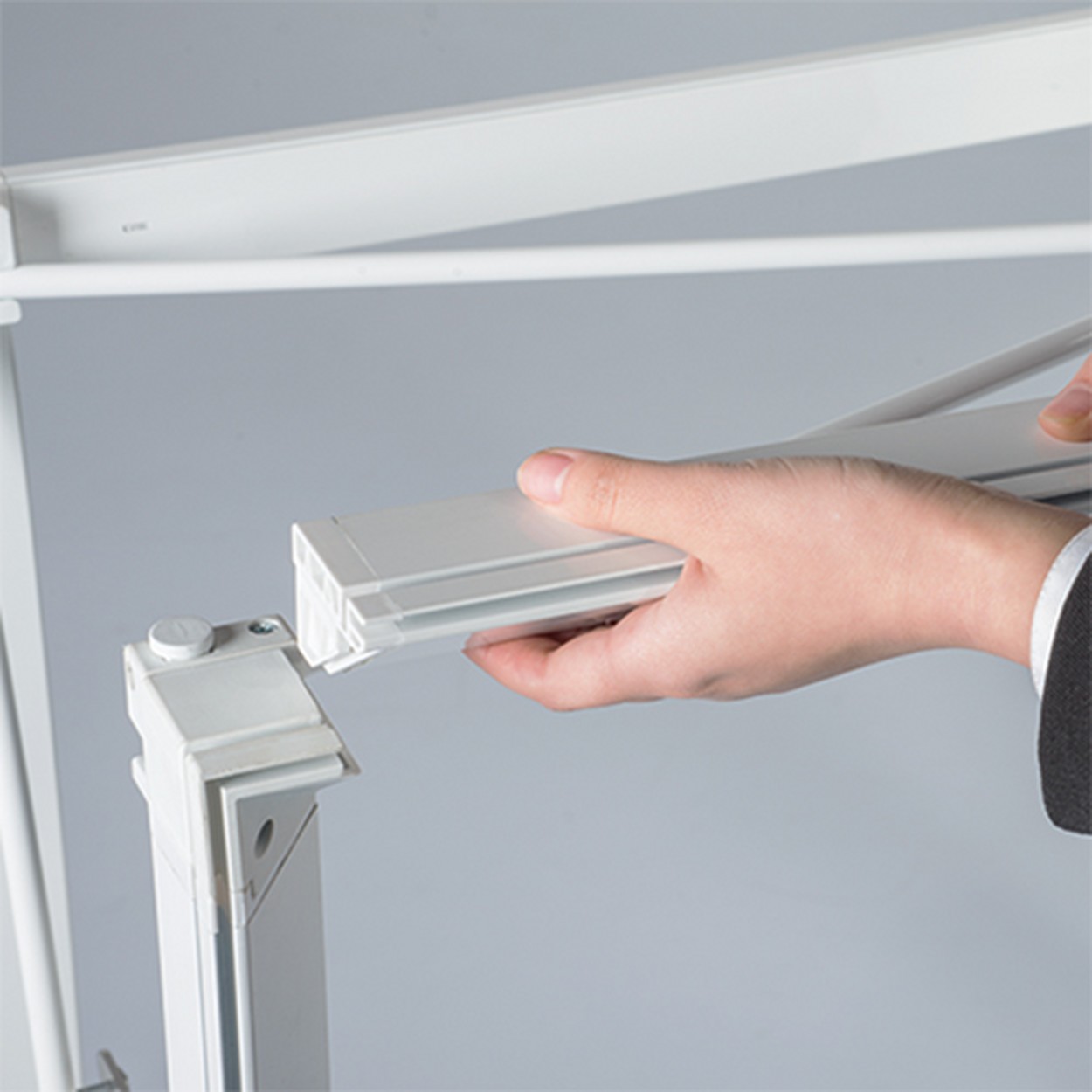 Silicon Fabric Theke (mit LED-Beleuchtung) - faltbare Pop-Up Theke mit Textildruck Einzelteile Detail Aufbau