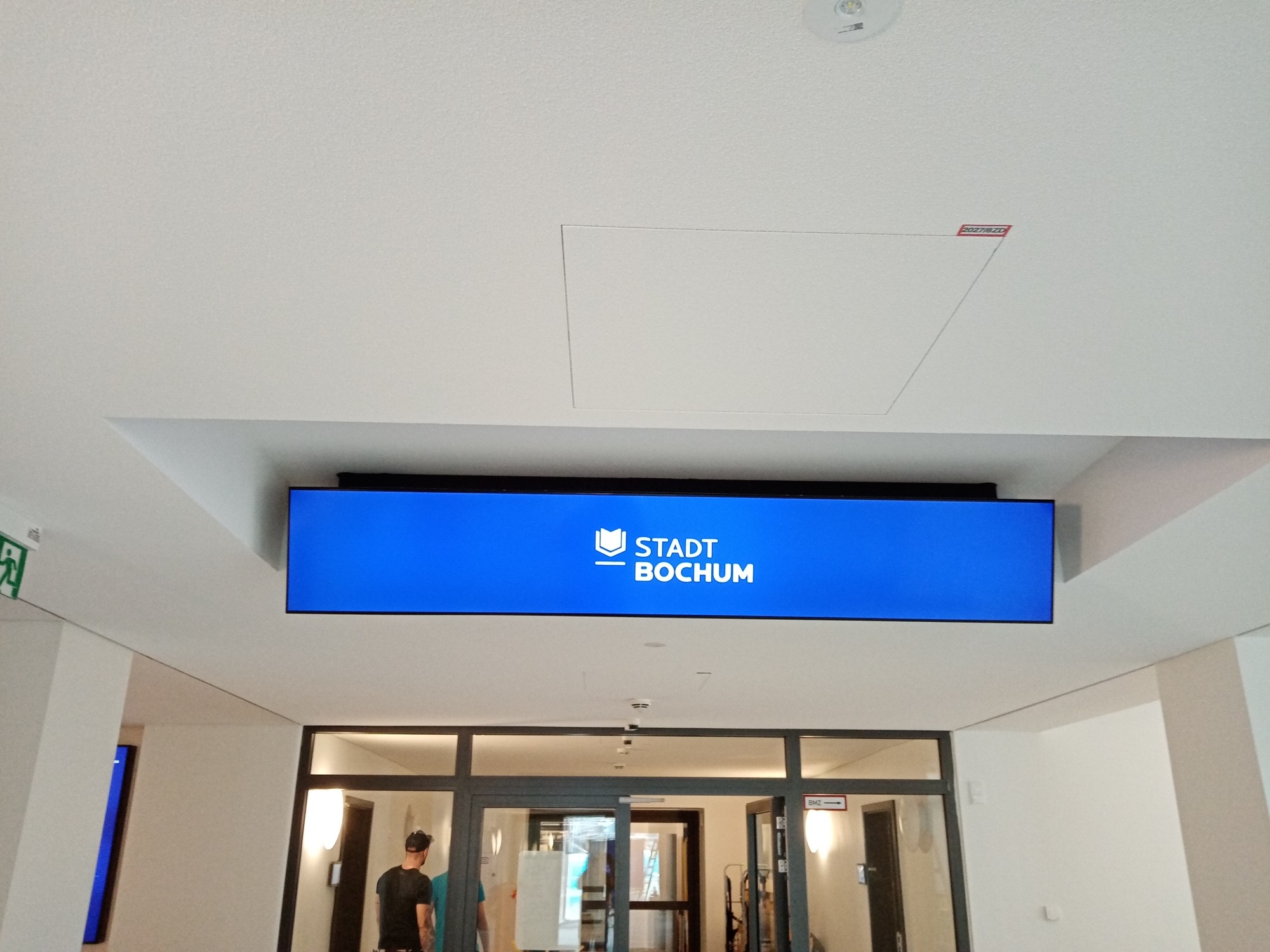 Rückenabdeckung als Deckenabhängung