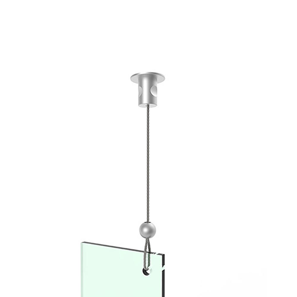 Stahldrahtseil Klemmleisten Gesamtansicht