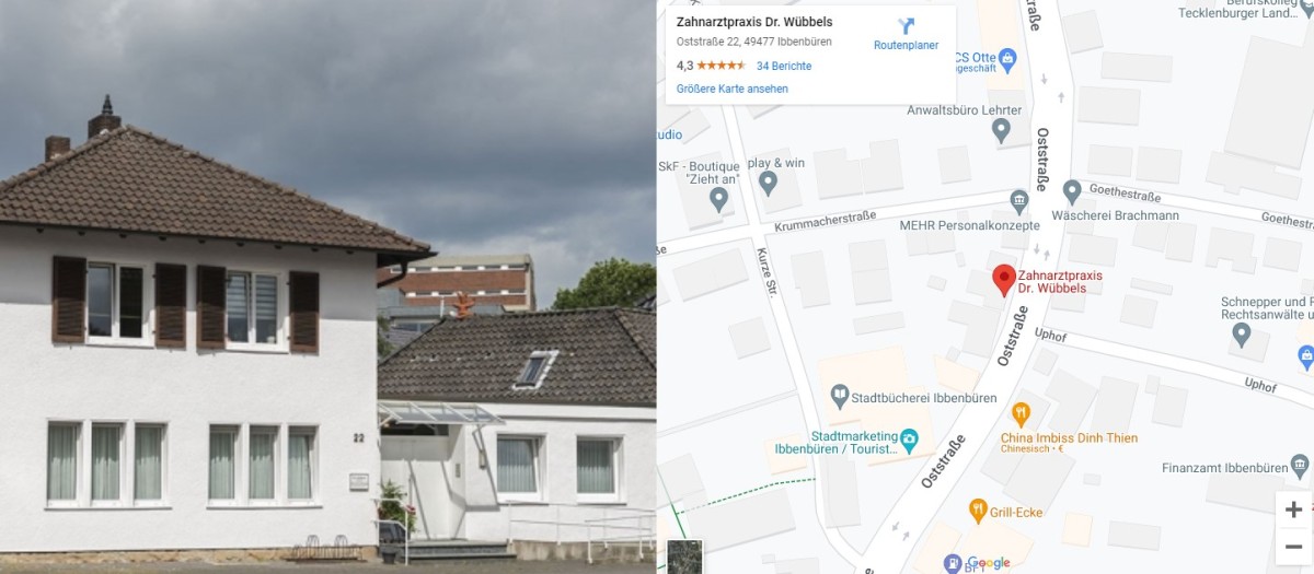 zahnarzt googlemaps